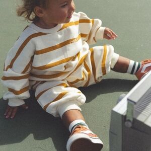 Striped Kids One Piece Bodysuit